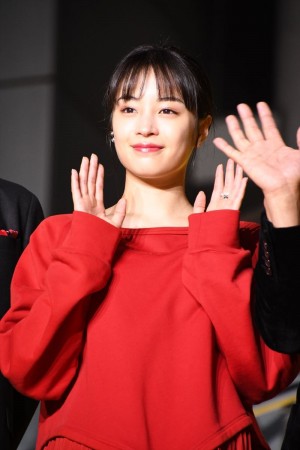 『ルパン三世 THE FIRST』完成披露舞台挨拶に登場した広瀬すず