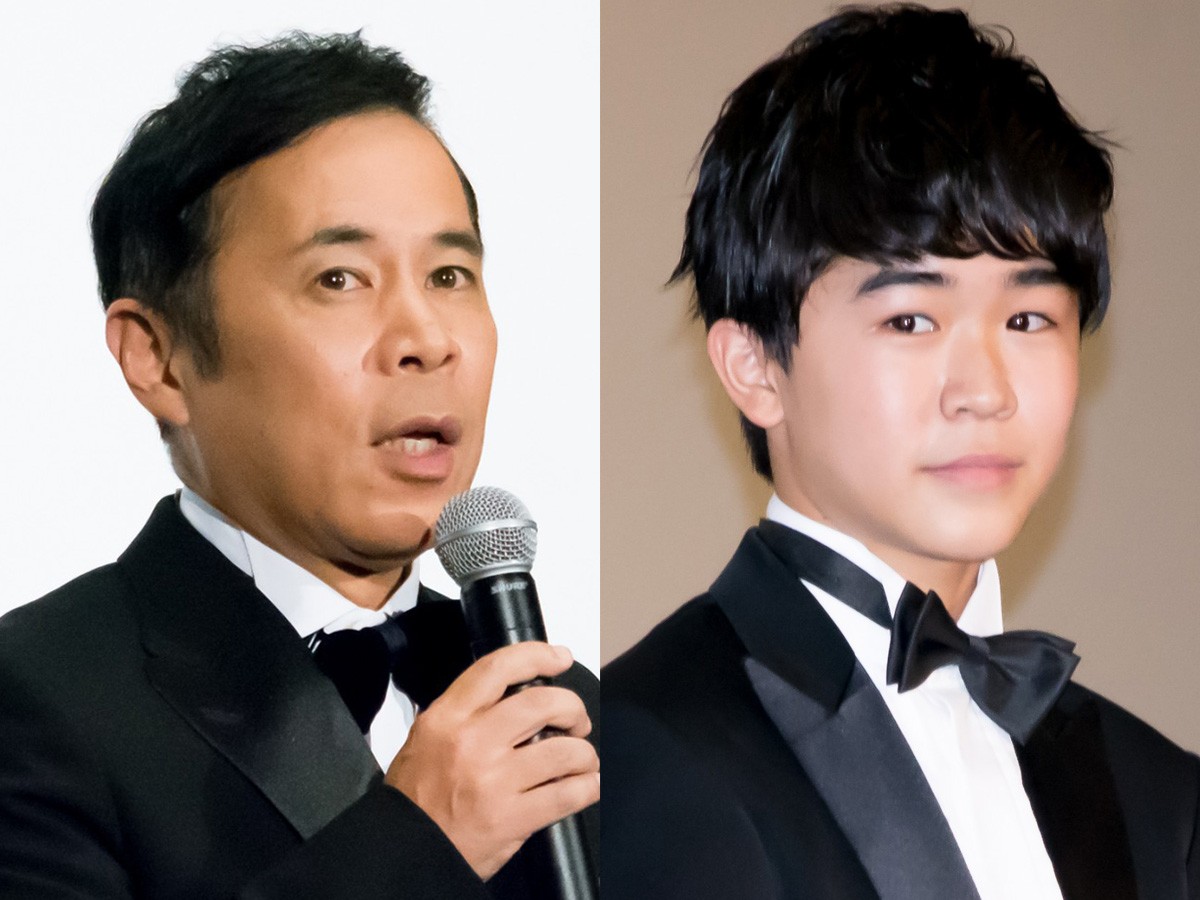 ナイナイ岡村＆鈴木福の2ショット　鈴木の成長にファン驚く「爽やかイケメン」