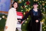 aoyama christmas circus by avexに登場した（左から）鈴木亜美、浅川梨奈