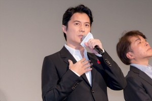 『マチネの終わりに』公開記念舞台挨拶に登場した福山雅治