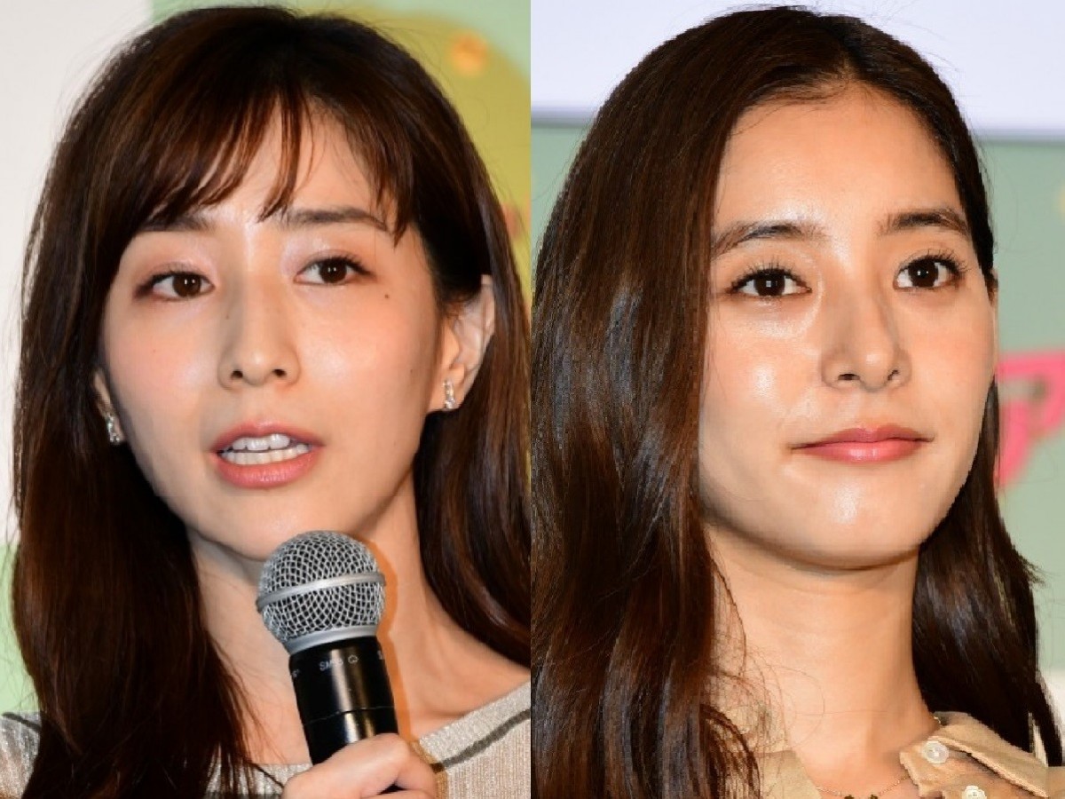 ドラマ『モトカレマニア』で共演中の(左から)田中みな実、新木優子