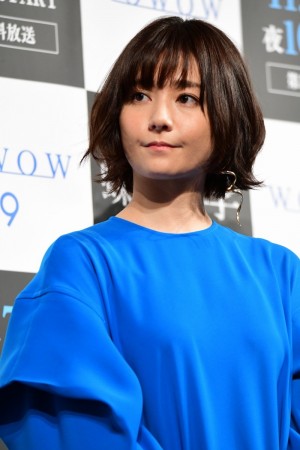 連続ドラマW『蝶の力学 殺人分析班』完成披露試写会に登場した木村文乃