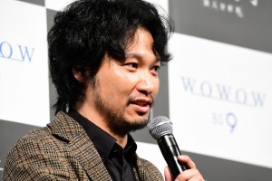 連続ドラマW『蝶の力学 殺人分析班』完成披露試写会に登場した青木崇高