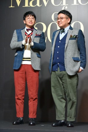 （左から）「The Mavericks of 2019」に登場した亜生（ミキ）、昴生（ミキ）