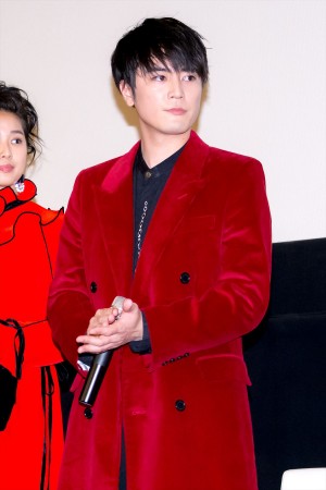 『殺さない彼と死なない彼女』初日舞台挨拶に登場した間宮祥太朗