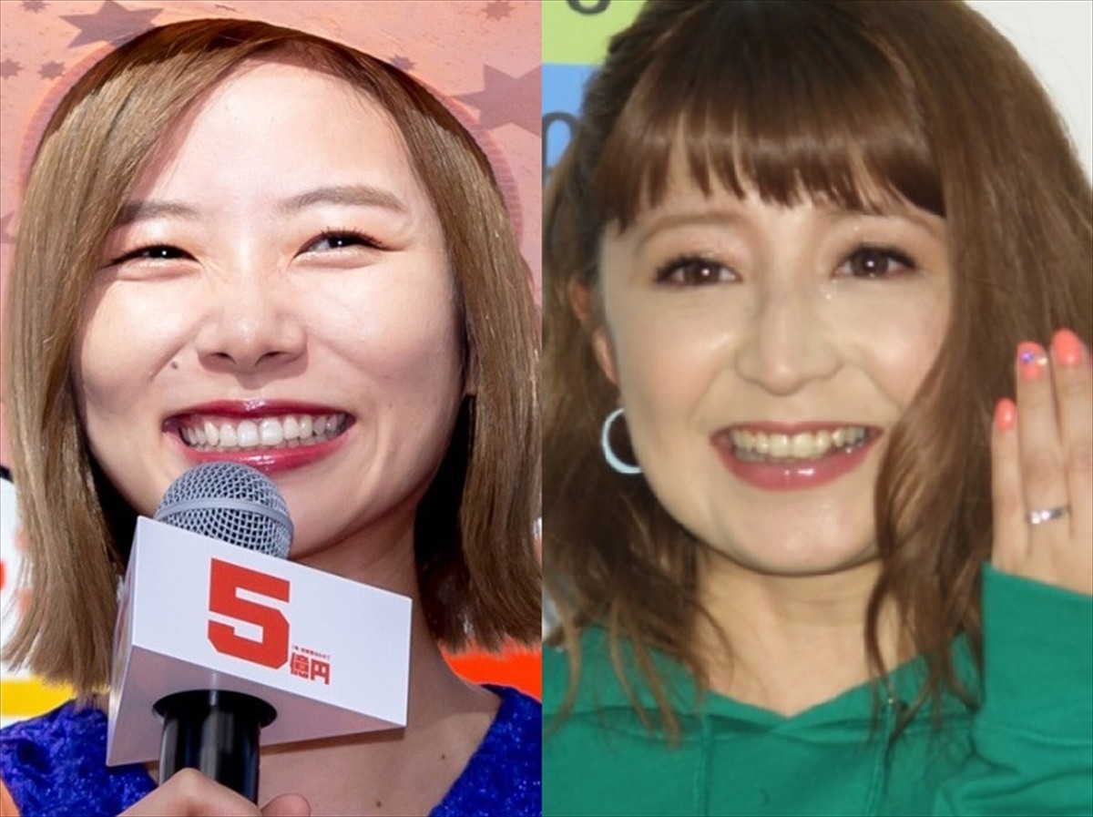 (左から)朝日奈央、矢口真里