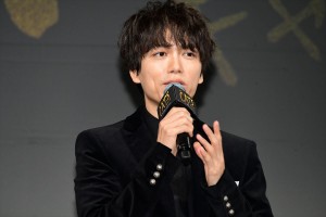 映画『キャッツ』日本語吹替え版制作発表会に登場した山崎育三郎