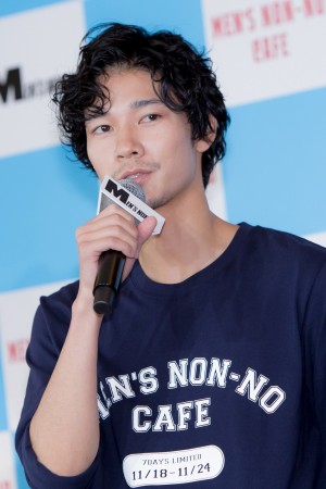 第34回新メンズノンノモデル発表式に登場した清原翔