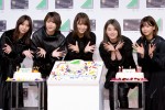 イオンカード（欅坂46）誕生記念イベントに登場した欅坂46