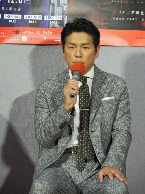 ドラマ『パラレル東京』試写会に登場した高橋克典