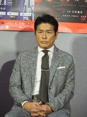 ドラマ『パラレル東京』試写会に登場した高橋克典