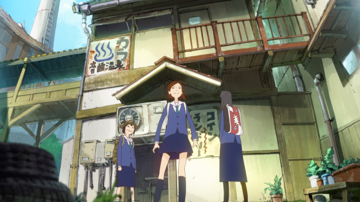 湯浅政明『映像研には手を出すな！』、3人娘がメカと宙を舞う！本ビジュアル解禁