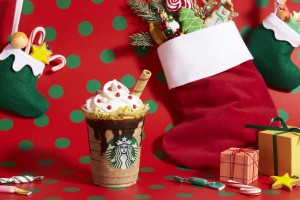 「サンタブーツ チョコレート フラペチーノ」