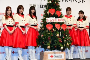 「みんなの献血」クリスマスPRイベントにて