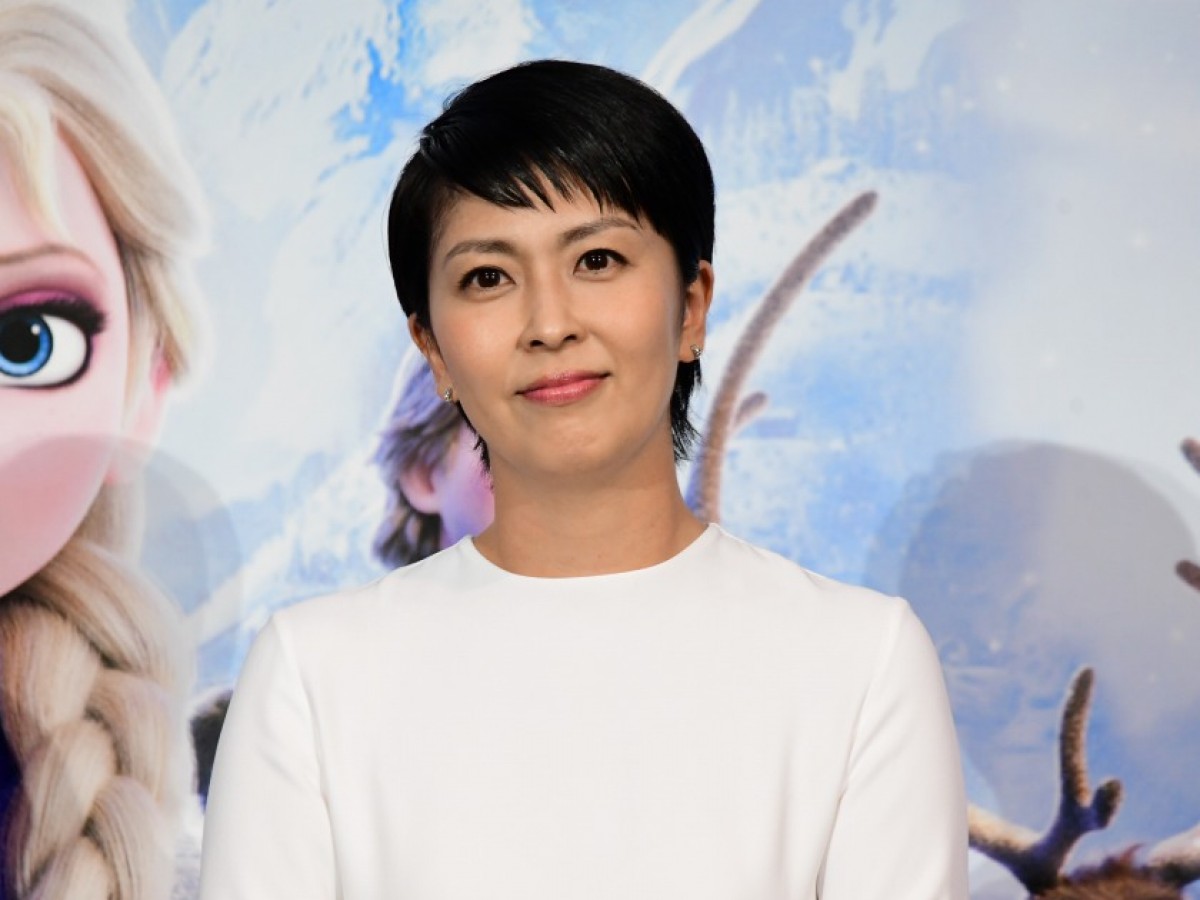 『アナと雪の女王2』大ヒット記念イベントに登場した松たか子