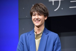 映画『サヨナラまでの30分』完成披露試写会に登場した葉山奨之
