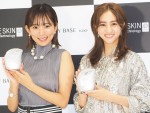 「BEAUTY BASE by Kao」オープン記念イベントに登場した（左から）夏菜、堀田茜