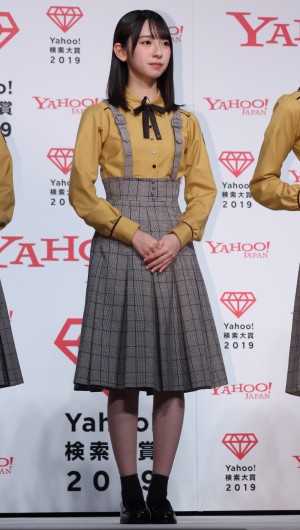 「Yahoo!検索大賞 2019」発表会に登場した日向坂46・金村美玖