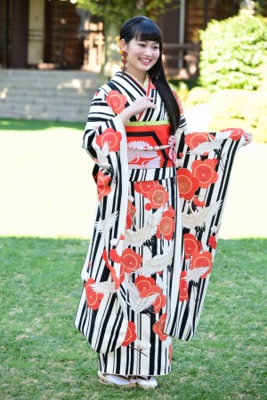 2020年オスカープロモーション晴れ着撮影会に登場した吉本実憂