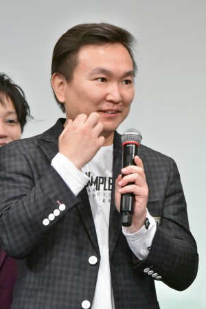 M‐1グランプリ2019 決勝進出者発表会見に登場した、かまいたち・山内健司