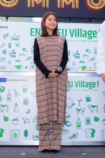 「Enjoy EU Village」オープニングイベントに登場した川島海荷