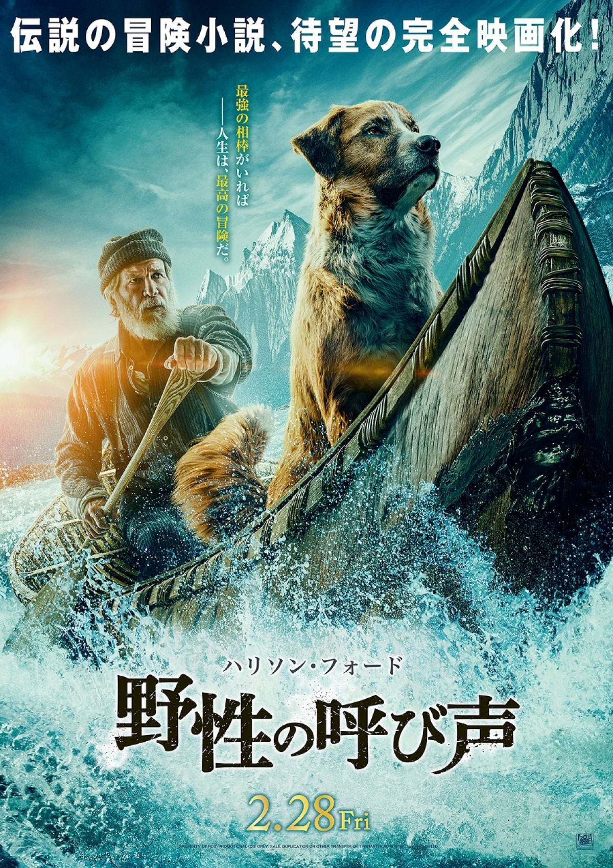 ハリソン フォードと名犬の感動アドベンチャー 野性の呼び声 公開決定 19年12月6日 映画 ニュース クランクイン