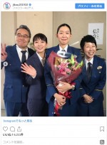 （左から）岩松了、吉岡里帆、江口のりこ、ふせえり　※『時効警察はじめました』インスタグラム