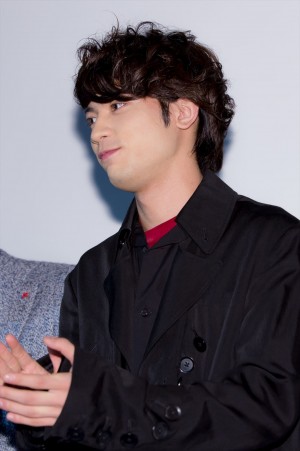 映画『ゴーストマスター』公開記念舞台挨拶に登壇した板垣瑞生