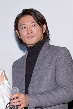 映画『ゴーストマスター』公開記念舞台挨拶に登壇した原嶋元久