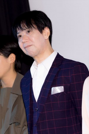 映画『ゴーストマスター』公開記念舞台挨拶に登壇した手塚とおる