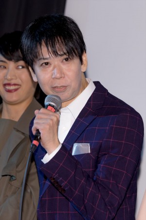 映画『ゴーストマスター』公開記念舞台挨拶に登壇した手塚とおる