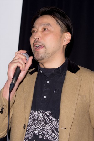 映画『ゴーストマスター』公開記念舞台挨拶に登壇した寺中寿之