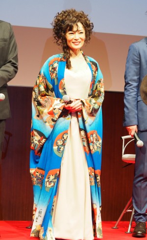 2020年丸美屋食品ミュージカル『アニー』制作発表会見に登場したマルシア