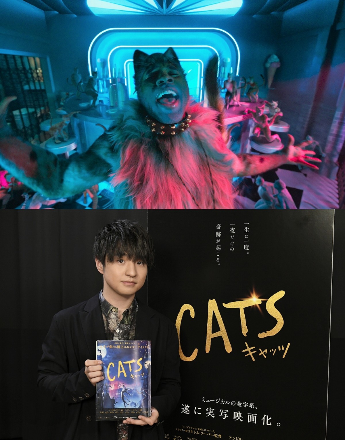 “ヒゲダン”藤原聡、『キャッツ』で映画初出演　ワイルド猫の吹き替え挑戦