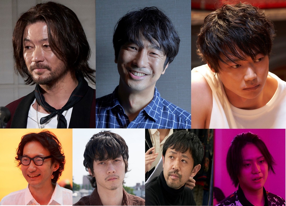 『FOLLOWERS』発表されたキャスト陣(上段左から)浅野忠信、眞島秀和、笠松将、(下段左から)波岡一喜、栁俊太郎、濱津隆之、佐藤流司
