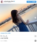 柏木由紀のグラビアオフショット ※「柏木由紀」インスタグラム