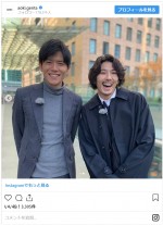 弾ける爽やかスマイル！　※「青木源太（日本テレビアナウンサー）」インスタグラム