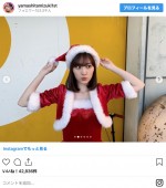 かわいすぎる山下美月サンタ… ※『乃木坂46 山下美月1st写真集』公式インスタグラム