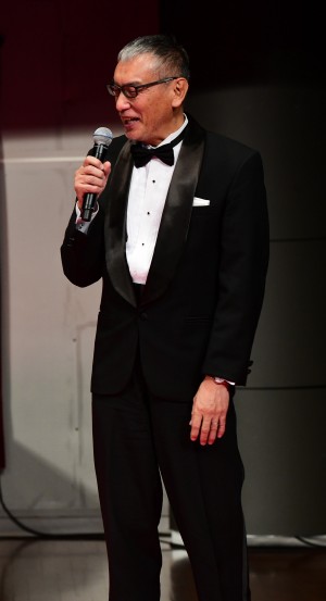 映画『カイジ ファイナルゲーム』ようこそクズの皆様 圧倒的プレミアム試写会に登場した福本伸行（原作）