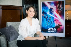 『スター・ウォーズ／スカイウォーカーの夜明け』デイジー・リドリー、インタビューカット（撮影：堤博之）