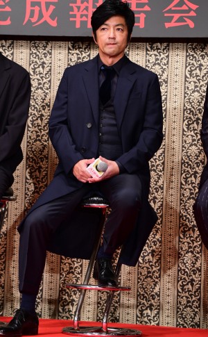  『AI崩壊』完成報告会見に登場した大沢たかお