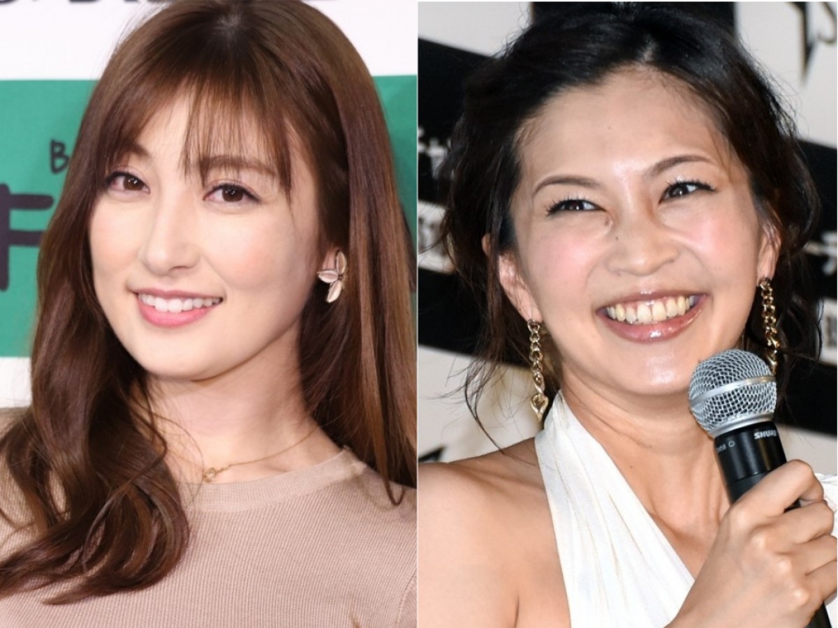 （左から）熊田曜子、安田美沙子