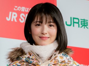 JR SKISKI キャンペーン 記者発表会に登場した浜辺美波