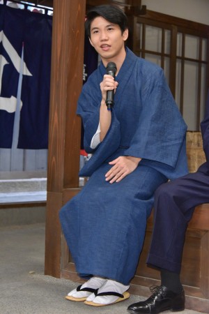 連続テレビ小説『エール』スタジオ取材会に登場した佐久本宝