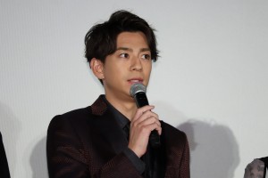 スペシャルドラマ『教場』舞台あいさつに登場した三浦翔平