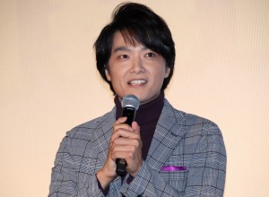 映画『僕のヒーローアカデミア THE MOVIE ヒーローズ：ライジング』初日舞台あいさつに登場した井上芳雄