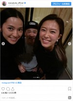 里田まいと中村アンの仲良しツーショット　※「里田まい」インスタグラム