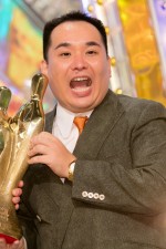 M‐1グランプリ2019 優勝者記者会見に登場したミルクボーイ・内海崇