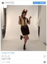 稲村亜美、キュートなトナカイ姿！　※「稲村亜美」インスタグラム