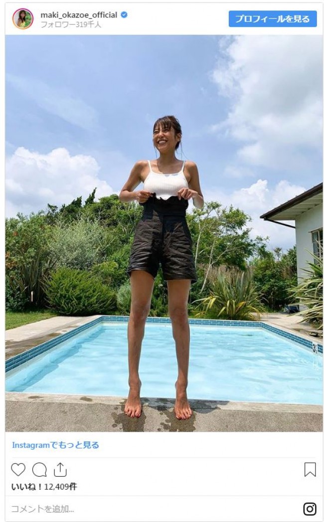 岡副麻希 短パンから美脚あらわ プールサイドの 夏 ショット 水も滴るいい女 の声 19年12月26日 写真 エンタメ ニュース クランクイン 岡副麻希 短パンから美脚あらわ プールサイドの 夏 ショット 水も滴るいい女 の声 19年12月26日 写真 エンタメ ニュース クランクイン